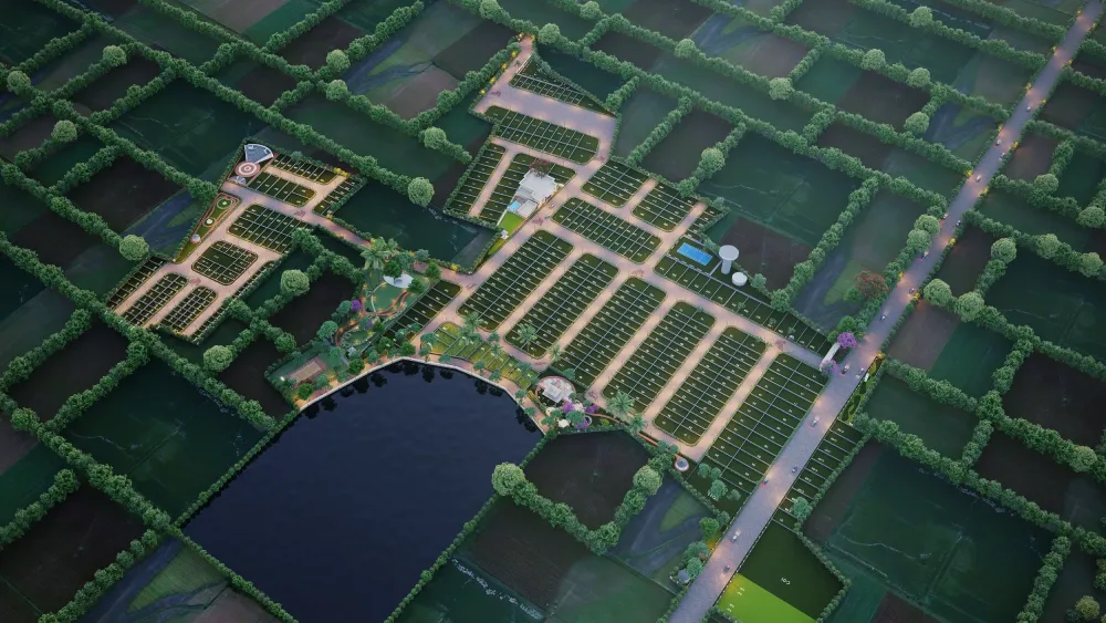 Night Aerial View